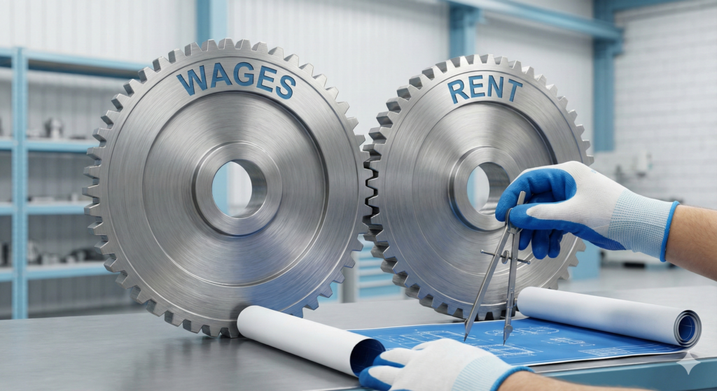Wage vs rent
